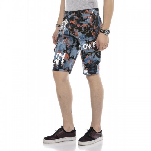 Pánské kraťasy CIPO & BAXX CK204 BLUE