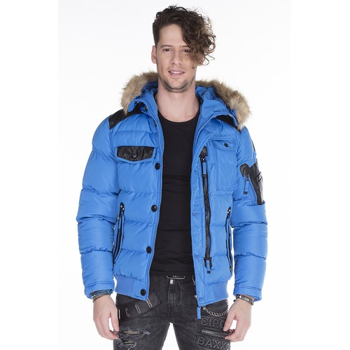 Pánská bunda CIPO & BAXX CM120 BLUE