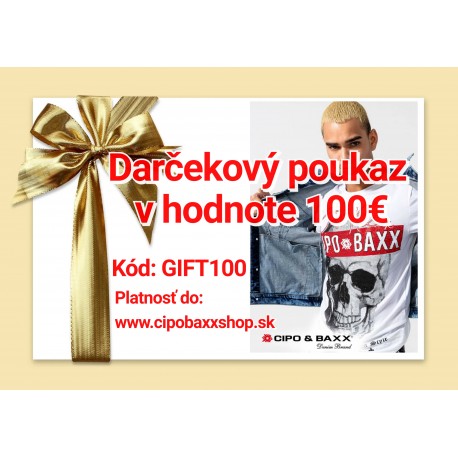 Darčekový poukaz v hodnote 50€