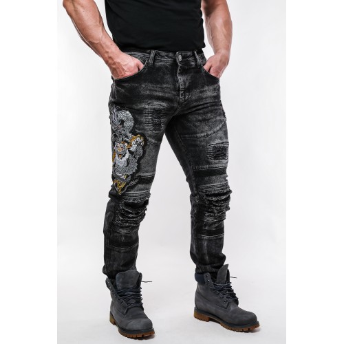 Pánské džíny CIPO & BAXX CD486 BLACK