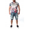 Pánské tričko CIPO & BAXX CT623 MULTICOLOR