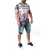 Pánské tričko CIPO & BAXX CT623 MULTICOLOR
