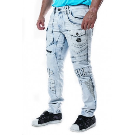 Pánské džíny CIPO & BAXX CD682 ICE BLUE