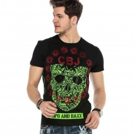 Pánské tričko CIPO & BAXX CT545 BLACK