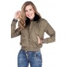 Dámská bunda CIPO & BAXX WJ141 KHAKI