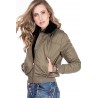 Dámská bunda CIPO & BAXX WJ141 KHAKI