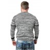 Pánský svetr CIPO & BAXX CP244 GREY