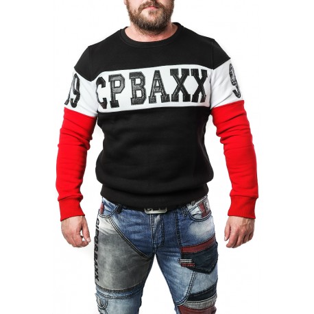 Pánská mikina CIPO & BAXX CL375 BLACK