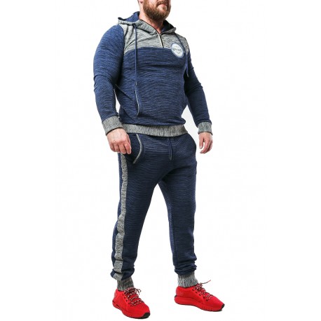 Pánská souprava CIPO & BAXX CLR120 DARKBLUE-GREY