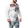 Pánské tričko CIPO & BAXX CL384 WHITE