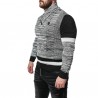 Pánský svetr CIPO & BAXX CP250 BLACK-GREY