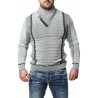 Pánský svetr CIPO & BAXX CP227 GREY