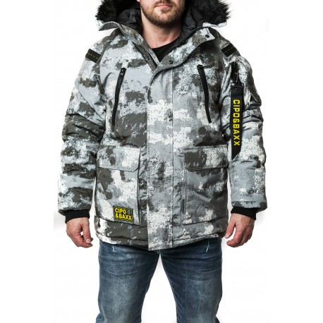 Pánská bunda CIPO & BAXX CM155 WHITE