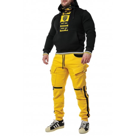 Pánské tepláky CIPO & BAXX CR125 YELLOW