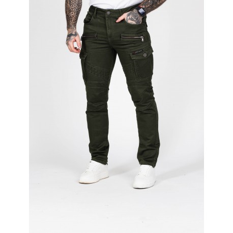 Pánské džíny CIPO & BAXX CD424 KHAKI