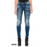 Dámské džíny WD378 BLUE