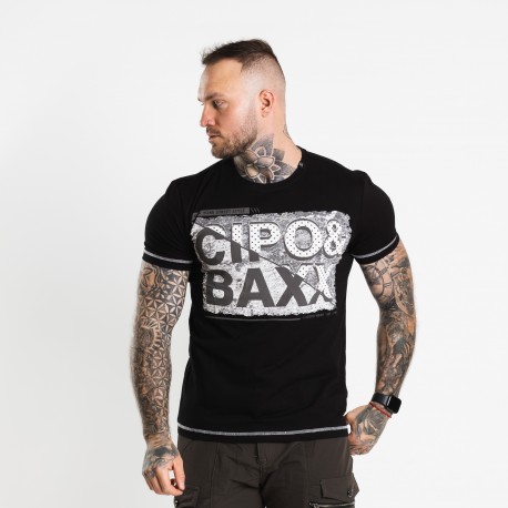 Pánske tričko CIPO & BAXX CT677 BLACK