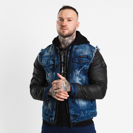 Pánská bunda CIPO & BAXX 1290 BLUE 