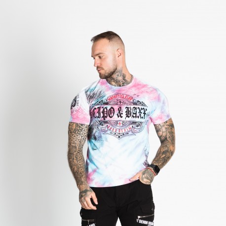 Pánské tričko CIPO & BAXX CT584 TURQUOISE