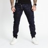 Pánské kalhoty CIPO & BAXX CD690 CAMOUFLAGE-BLUE