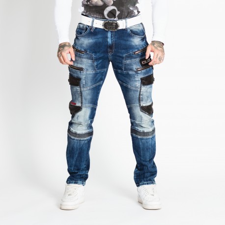 Pánské džíny CIPO & BAXX CD586 BLUE