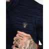 Pánsky sveter CIPO & BAXX CP252 INDIGO-NAVY BLUE