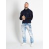 Pánský svetr CIPO & BAXX CP252 INDIGO-NAVY BLUE
