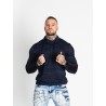 Pánský svetr CIPO & BAXX CP252 INDIGO-NAVY BLUE