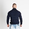 Pánský svetr CIPO & BAXX CP252 INDIGO-NAVY BLUE