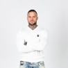 Pánský svetr CIPO & BAXX CP242 WHITE