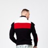 Pánsky sveter CIPO & BAXX CP248 NAVYBLUE-RED