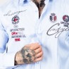 Pánská košile CIPO & BAXX CH184 BLUE